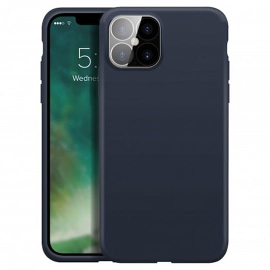 XQISIT iPhone 13 Pro Kuori Silicone Case Sininen