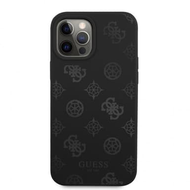 Guess iPhone 12/iPhone 12 Pro Kuori Peony Musta