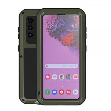 Love Mei Samsung Galaxy S21 Kuori Powerful Case Vihreä