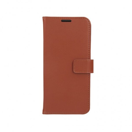 Samsung Galaxy S21 Plus Kotelo Book Case Leather Ruskea