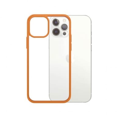 iPhone 12/iPhone 12 Pro Kuori ClearCase Color PG Oranssi