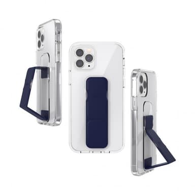 iPhone 12/iPhone 12 Pro Kuori GripCase Clear Sininen