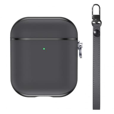 Valenta AirPods (1/2) Kuori Snap Case Leather Harmaa