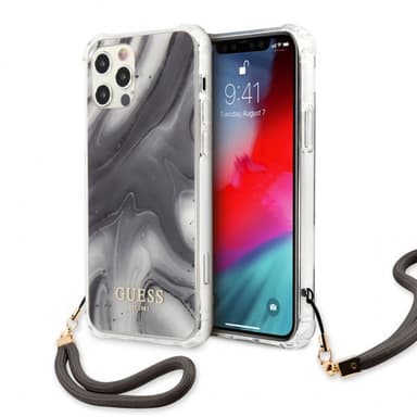 Guess iPhone 12 Pro Max Kuori Marble Harmaa