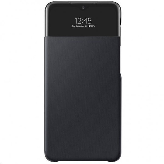 Samsung Original Galaxy A32 5G Kotelo Smart S View Wallet Cover Musta