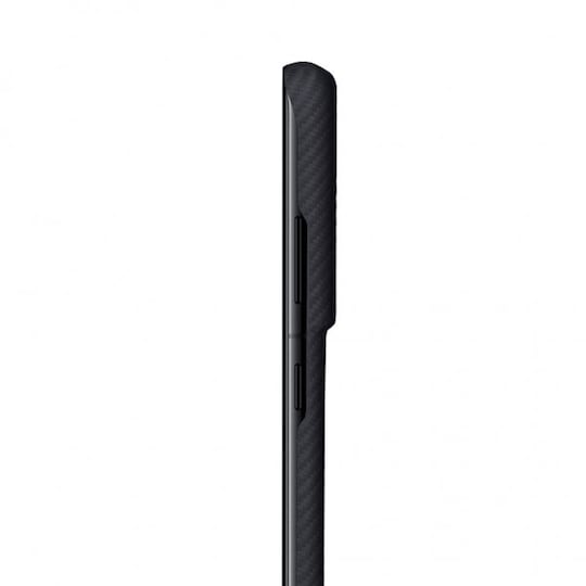 Pitaka Samsung Galaxy S21 Ultra Kuori Air Case Musta/Harmaa Twill
