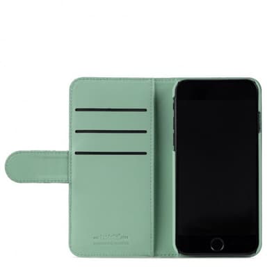 holdit iPhone 6/6S/7/8/SE Kotelo Wallet Case Green Flowers