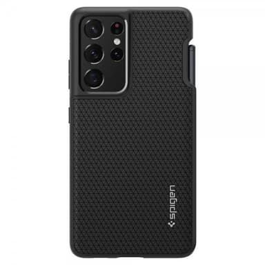 Spigen Samsung Galaxy S21 Ultra Kuori Liquid Air Pen Edition Matte Black