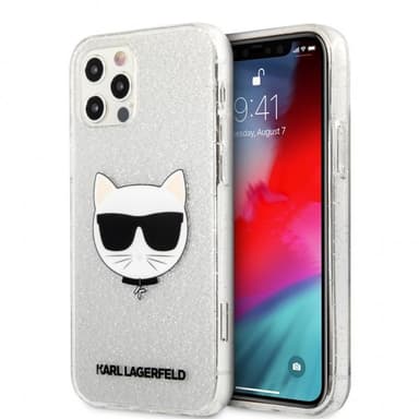 Karl Lagerfeld iPhone 12/iPhone 12 Pro Kuori Choupette Glitter Hopea