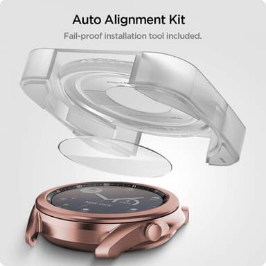Spigen Samsung Galaxy Watch3 41mm Näytönsuoja GLAS.tR Slim EZ Fit 2 kpl