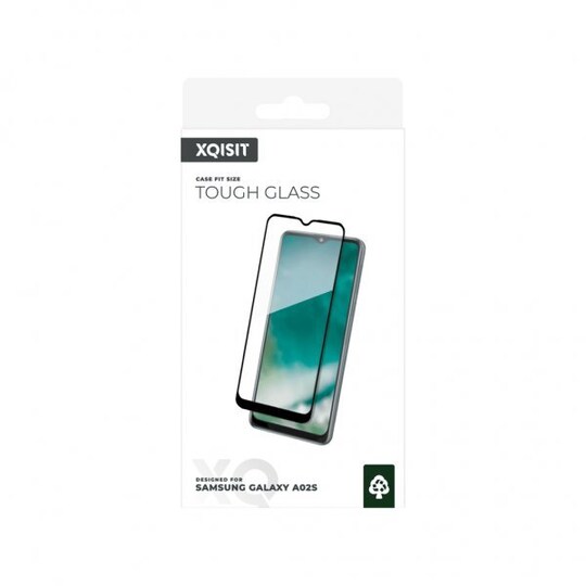 XQISIT Samsung Galaxy A02s Näytönsuoja Tough Glass E2E