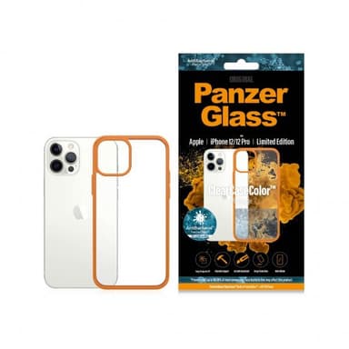 iPhone 12/iPhone 12 Pro Kuori ClearCase Color PG Oranssi