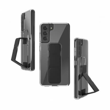 Samsung Galaxy S21 Kuori GripCase Clear Musta