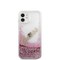 iPhone 12 Mini Kuori Liquid Glitter Vintage Vaaleanpunainen