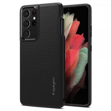 Spigen Samsung Galaxy S21 Ultra Kuori Liquid Air Pen Edition Matte Black