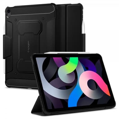 Spigen iPad Air 10.9 2020/2022 Kotelo Rugged Armor Pro Musta