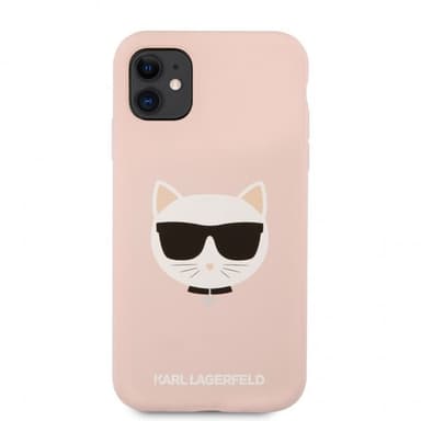 Karl Lagerfeld iPhone 11 Kuori Choupette Vaaleanpunainen