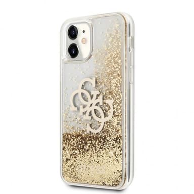 Guess iPhone 11 Kuori Liquid Glitter Kulta Kirkas
