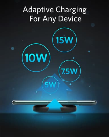 Anker PowerWave II Pad 15W EU langaton laturi (musta/harmaa)