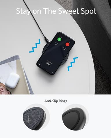 Anker PowerWave II Pad 15W EU langaton laturi (musta/harmaa)