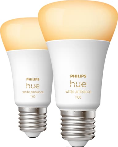 Philips Hue WA 8W lamppu A60 E27 (2 kpl)