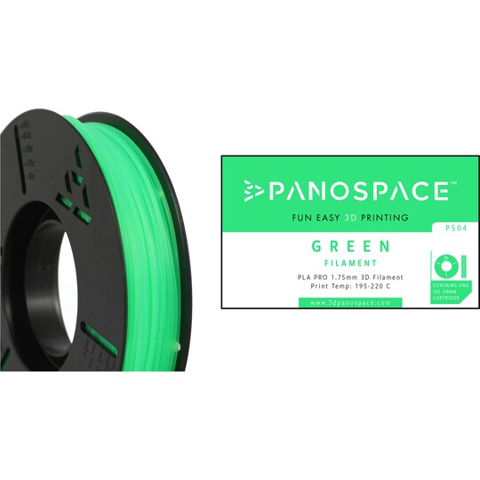 Panospace filamentti 3D-tulostimelle (vihreä)