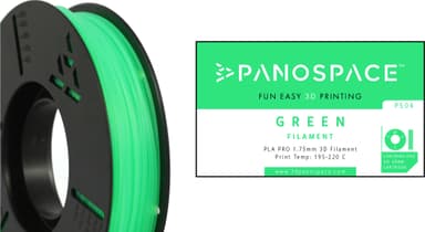 Panospace filamentti 3D-tulostimelle (vihreä)