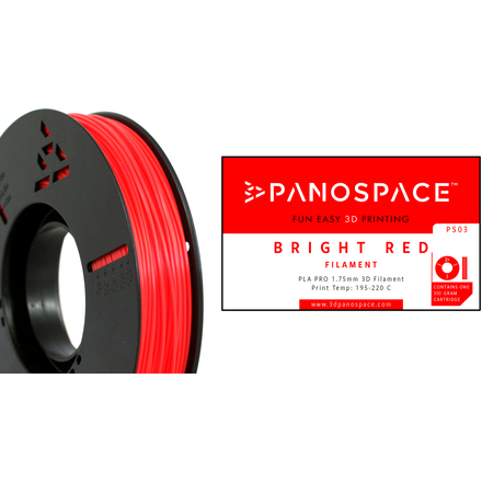 Panospace filamentti 3D-tulostimelle (punainen)