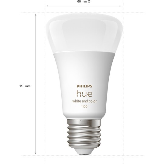 Philips Hue WCA LED lamppu E27 929002468804