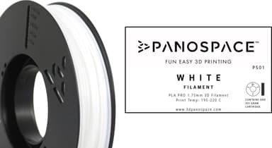Panospace filamentti 3D-tulostimelle (valkoinen)