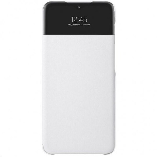 Original Galaxy A32 5G Kotelo Smart S View Wallet Cover Valkoinen