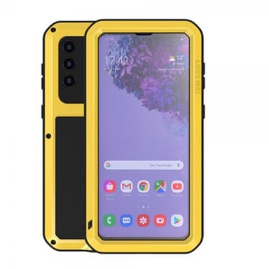 Love Mei Samsung Galaxy S21 Plus Kuori Powerful Case Keltainen