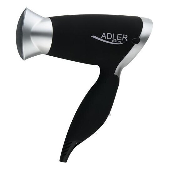 Adler -hiustenkuivaaja AD 2219 1250 W, lämpötila -asetusten lukumäärä 3, musta/hopea