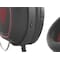 Genesis RADON 300 -pelikuulokkeet, sisäänrakennettu mikrofoni, musta/punainen