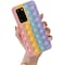 Samsung S21 Ultra Cover Fidget -kuplat vaaleanpunainen / keltainen / sininen / violetti