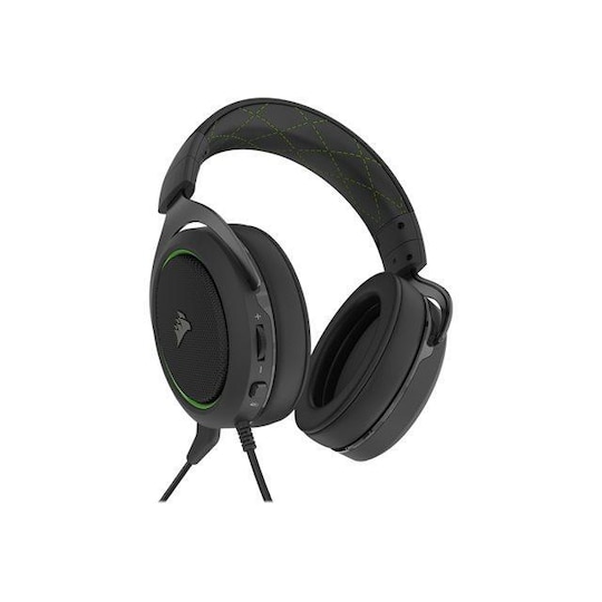 Corsair PRO STEREO Gaming Headset HS50 Sisäänrakennettu mikrofoni, vihreä, korvan päällä