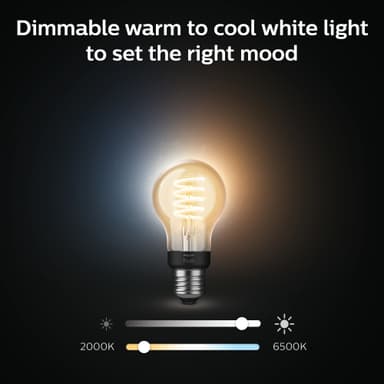 Philips Hue WA 7W Fil A60 lamppu E27