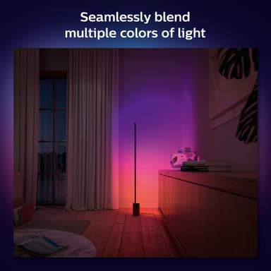 Philips Hue Gradient Signe lattiavalaisin (musta)