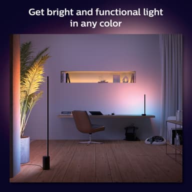 Philips Hue Gradient Signe lattiavalaisin (musta)