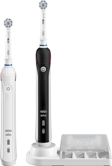 Oral-B Pro 2 sähköhammasharja tuplapakkaus PRO 2900 (musta/valkoinen)