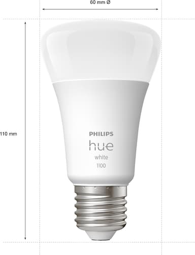 Philips Hue W 9.5W A60 E27 lamppu