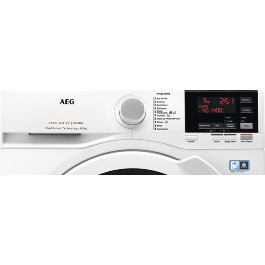 AEG Kuivaava pesukone L7WBE846G (Valkoinen)