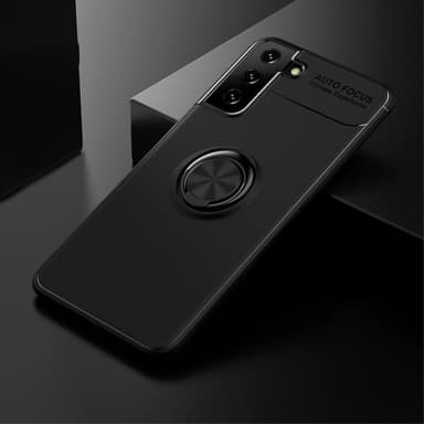 Samsung Galaxy S21 sormirenkaan tukijalka (sisäänrakennettu metallilevy) kotelo