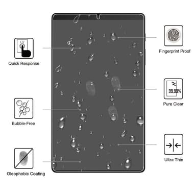 Karkaistun lasin näytönsuoja Samsung Galaxy Tab A7 Lite