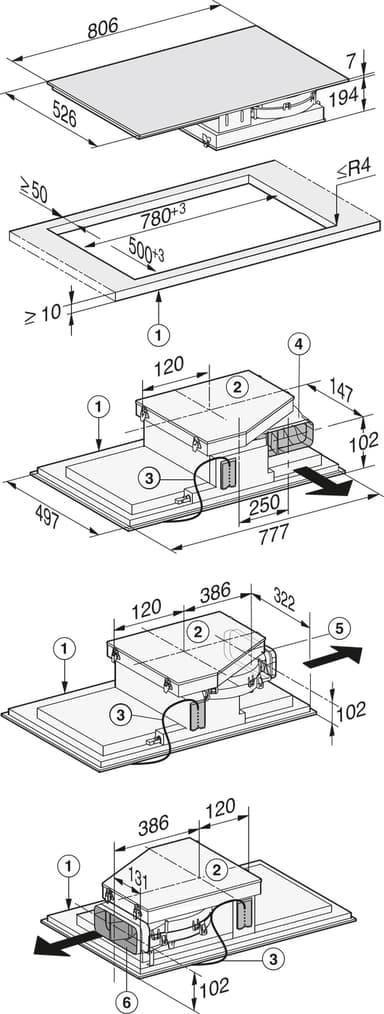 Miele KMDA 7000 induktiotaso KMDA 7634 FR