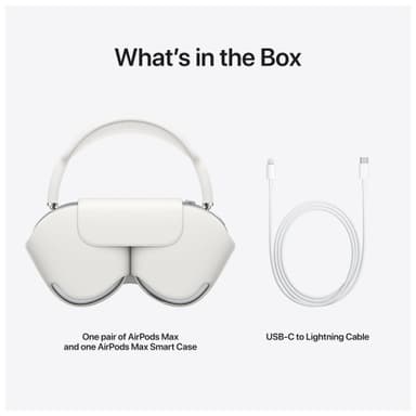 Apple AirPods Max langattomat around-ear kuulokkeet (hopea)