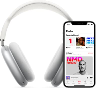 Apple AirPods Max langattomat around-ear kuulokkeet (hopea)