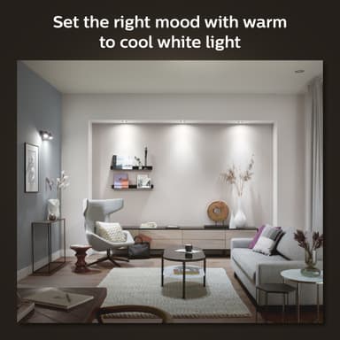 Philips Hue Milliskin upotettu spottivalo alumiini  3x5