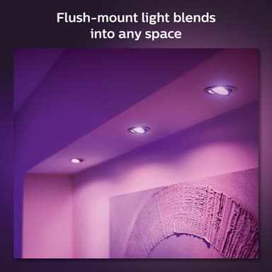 Philips Hue Centura upotettu spottivalo 3x5,7W (alumiini)