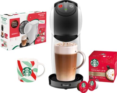 Nescafé Dolce Gusto Genio S kapselikeitin + kapselipakkaus (valkoinen)